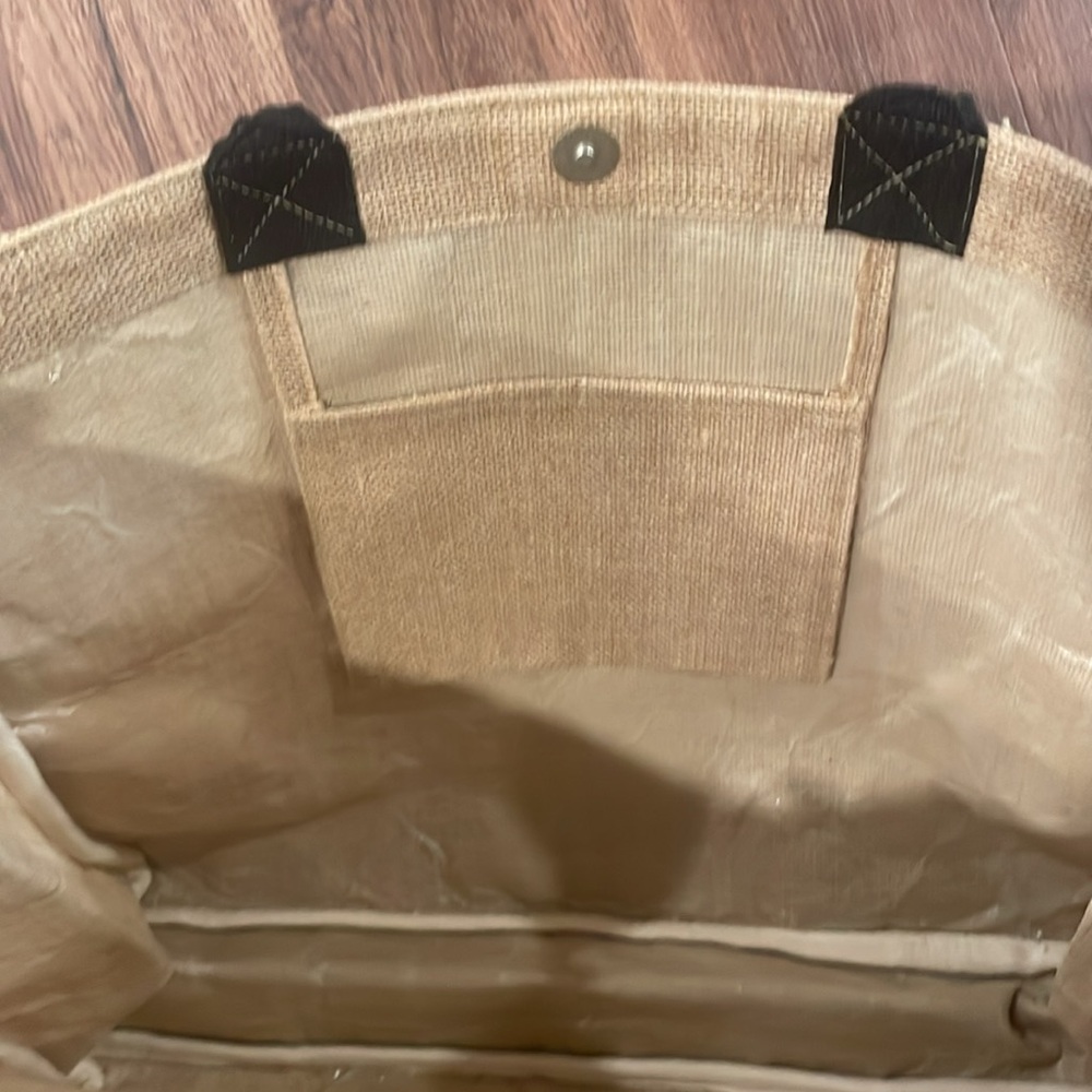 No Drama Llama Burlap Tote Bag, NWT - Picture 6 of 6